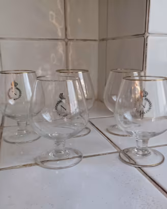bicchieri da brandy vintage