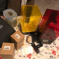 Stampante 3D Elegoo Mars 2+Mercury Plus+accessori