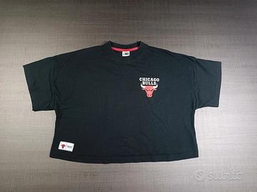 T shirt crop Chicago Bulls M Donna