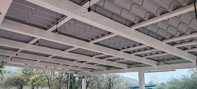 Tettoia in legno 10x5 