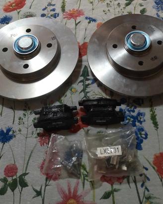 DISCHI FRENO POSTERIORI + PASTIGLIE PEUGEOT 207 GT