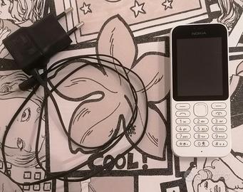 Nokia 222 Dual Sim + Caricatore.
Bianco. Resettato