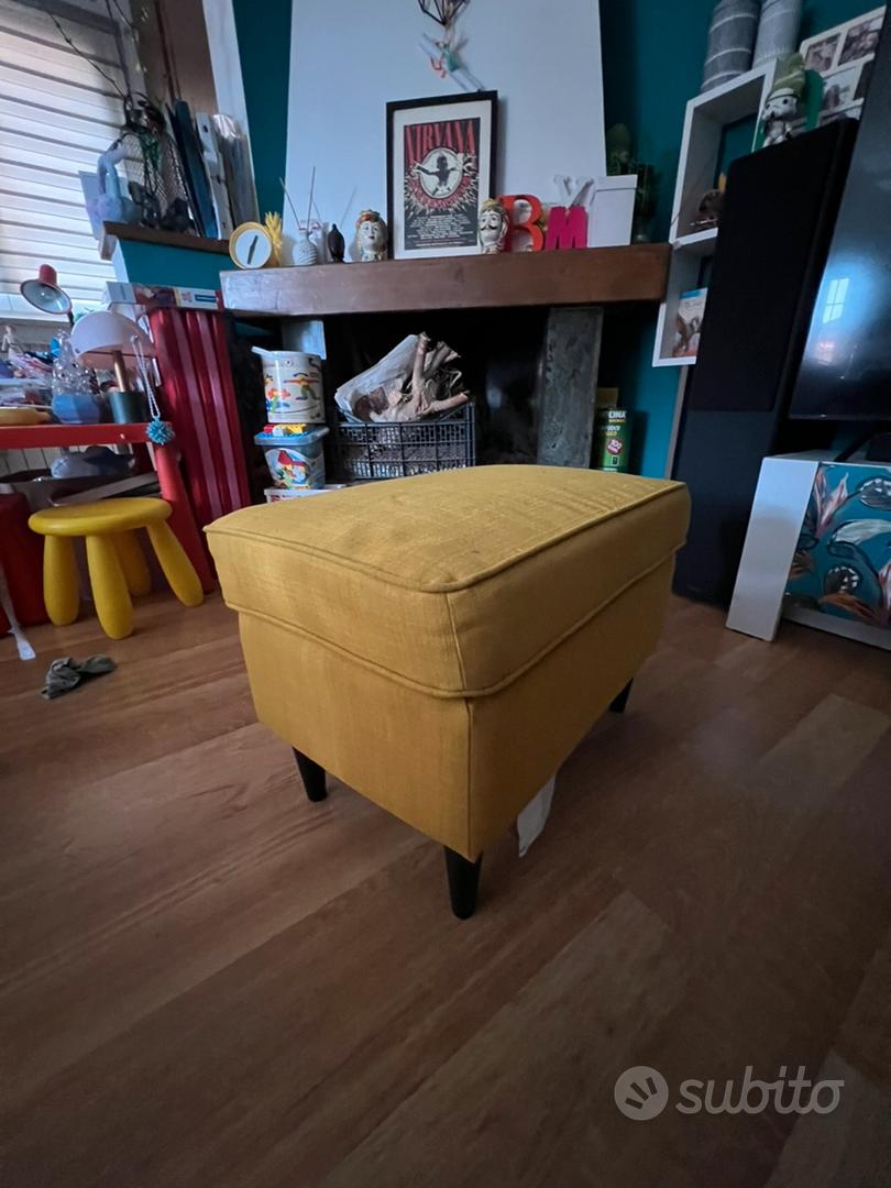 Yellow Strandmon Ikea Poggiapiedi Poggiapiedi Strandmon Giallo