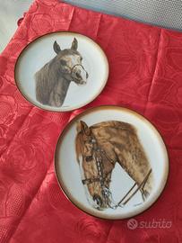 Goebel  Cavalli coppia piatti
