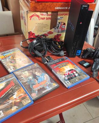 Ps2 con giochi, Memory card e due controller 