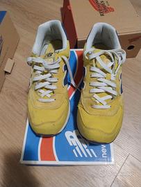 New Balance 574 Giallo / Blu - N. 41.5