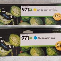 Cartucce stampante HP 971XL - Ciano e Giallo
