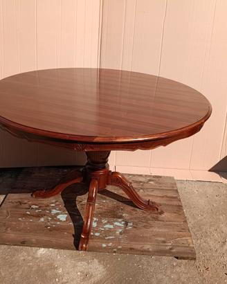 Tavolo Rotondo con gambone Vintage