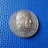 Medaglia In bronzo Francesco Petrarca 1374/1974
