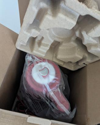 Bollitore Elettrico Alessi Plissé rosso NUOVO