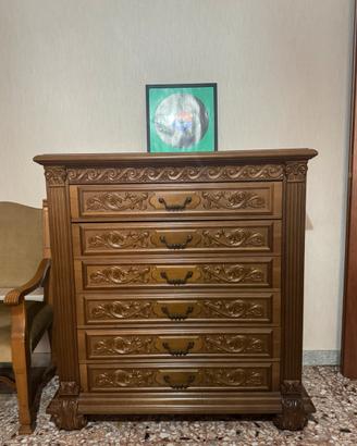 Como antico in legno pregiato