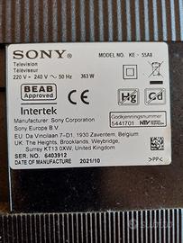 Ricambi TV Oled Sony KE-55A8