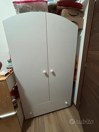 Armadio e fasciatoio con vaschetta PALI