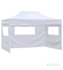 Gazebo Professionale Pieghevole 3 Pareti 3x4m