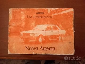 manuale FIAT ARGENTA 