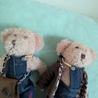 peluche orsetti gemelli con vestiti Guru 