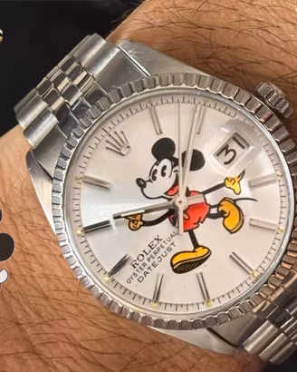 Rolex Datejust Big 👑 acciao 1603 Topolino dial
