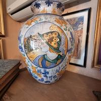 Vaso Ceramica Maiolica Siciliana 