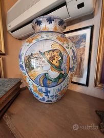 Vaso Ceramica Maiolica Siciliana 