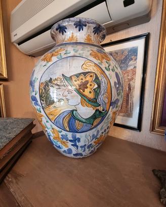 Vaso Ceramica Maiolica Siciliana 