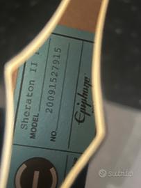 Epiphone Sheraton II / Sheraton II Pro Ebony,