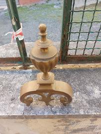 Alari in coppia per camino