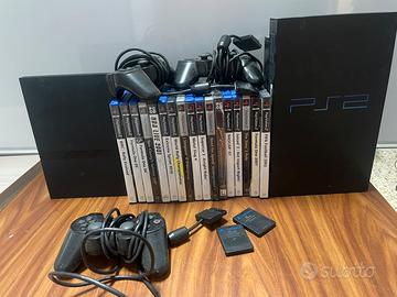 Playstation 2 Fat + slim giochi e telecomandi