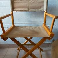 Sedia pieghevole regista