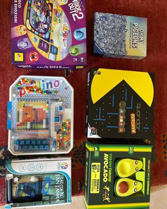 Set  7 giochi in scatola