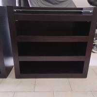 Comodini Ikea legno scuro 