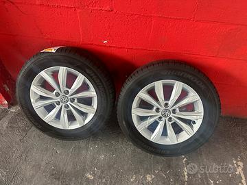 4 cerchi semi  nuovi con gomme