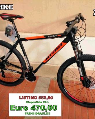 Mtb alluminio  29 Atala Snap HD (freni idraulici)