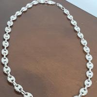 collana uomo girocollo argento 925 marinara maglia