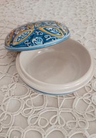 Portagioie Branciforti in ceramica di Caltagirone.