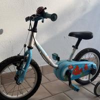 Bicicletta bambino 4/5 anni con rotelle