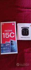 Xiaomi Redmi 15C + Redmi Buds 6 Active
