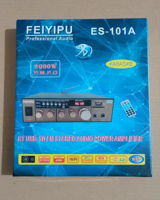 amplificatore audio stereo 