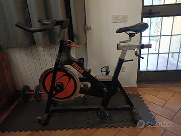 spinbike teca con sella in gel