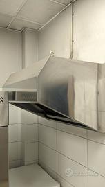 Cappa professionale + Pozzetto congelatore 