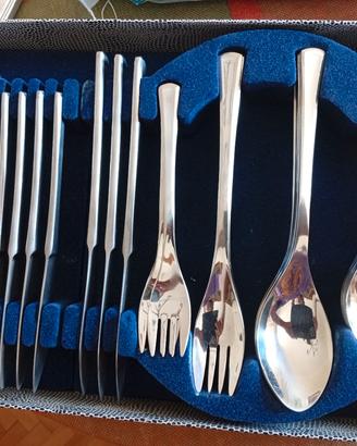 set 36 posate in acciaio inox