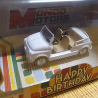 Fiat 500 stile capri bianca 1/43
