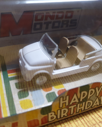 Fiat 500 stile capri bianca 1/43