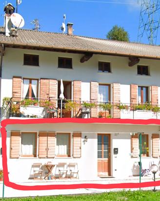 Trilocale arredato a Pedavena
