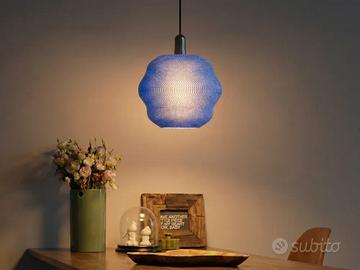 Lampada di design Mesh Lamp 2.0 Blu – Stampa 3D co