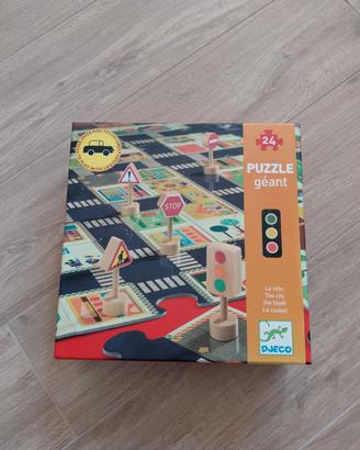 puzzle gigante  pista per macchinine 