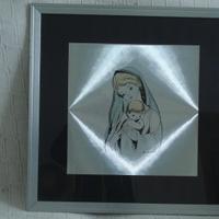 quadro Madonna con bambino anni 80