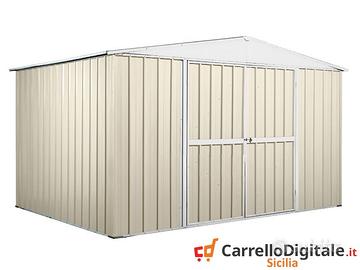 Box in lamiera di Acciaio 360x260cm 9mq avorio