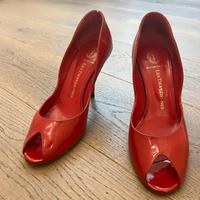 Decolletes rosse open toe Les Tropeziennes