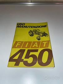 TRATTORE FIAT 450 LIBRETTO USO E MANUTENZIONE