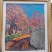 QUADRO OLIO  METELLO MERLO 1886-1964 (to) 